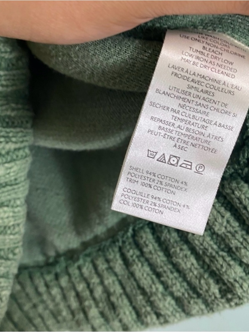 Free People Cute In This Cardi Cardigan Terry Green Frosty Spruce Small Sweater - Picture 3 of 5